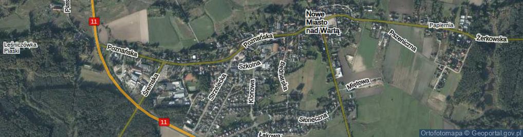 Zdjęcie satelitarne Jesionowa ul.